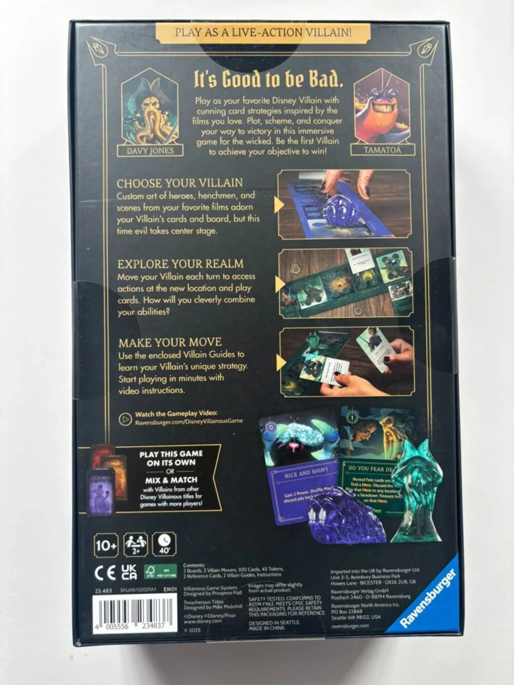 NEW Ravensburger Villainous Star Wars Cold Tactics & Disney Treacherous Tides